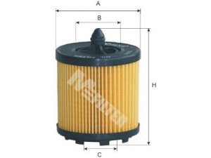 MFILTER TE 615 alyvos filtras 
 Techninės priežiūros dalys -> Techninės priežiūros intervalai
5 650 329, 5 650 331, 5 650 336