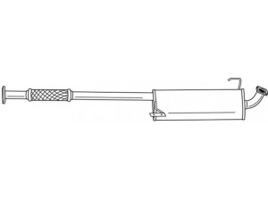 AKS DASIS SG40689 galinis duslintuvas