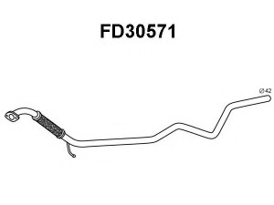 VENEPORTE FD30571 išleidimo kolektorius 
 Išmetimo sistema -> Išmetimo vamzdžiai
1140450, 1141303, C20140500