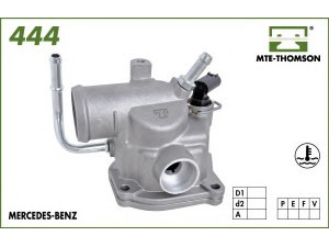 MTE-THOMSON 444.87 termostatas, aušinimo skystis 
 Aušinimo sistema -> Termostatas/tarpiklis -> Thermostat
612.200.00.15, 612.203.02.75