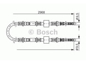 BOSCH 1 987 477 101 trosas, stovėjimo stabdys 
 Stabdžių sistema -> Valdymo svirtys/trosai
6171464, 87VB 2853 AA