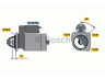 BOSCH 0 001 368 069 starteris
A 187 597, A 186142, P 941519Q