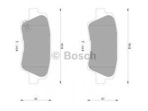 BOSCH 0 986 AB3 100 stabdžių trinkelių rinkinys, diskinis stabdys 
 Techninės priežiūros dalys -> Papildomas remontas
58302-2TA60, 58302-3KA62, 58302-3KA63