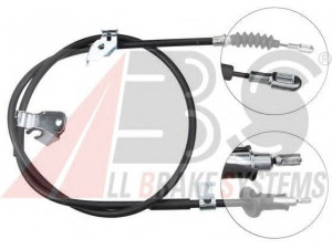 A.B.S. K17268 trosas, stovėjimo stabdys 
 Stabdžių sistema -> Valdymo svirtys/trosai
MR955260, 4544200485