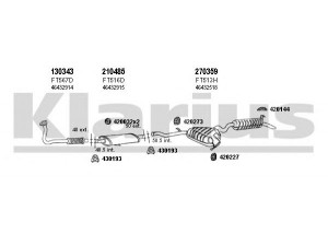 KLARIUS 330367E išmetimo sistema 
 Išmetimo sistema -> Išmetimo sistema, visa