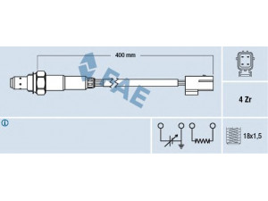 FAE 77216 lambda jutiklis 
 Elektros įranga -> Jutikliai
MHK 10004 L, MHK10004