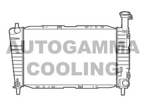 AUTOGAMMA 105162 radiatorius, variklio aušinimas
E80H8005AA, E80H8005AB, E8DZ8005A
