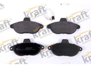 KRAFT AUTOMOTIVE 6005660 stabdžių trinkelių rinkinys, diskinis stabdys 
 Techninės priežiūros dalys -> Papildomas remontas
4251-26, 4251-50, 425126, 425150