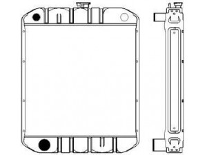 SAKURA  Automotive 1341-0402 radiatorius, variklio aušinimas