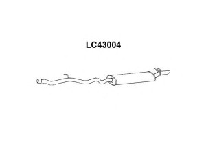 VENEPORTE LC43004 galinis duslintuvas 
 Išmetimo sistema -> Duslintuvas
7672042, 7708662, 7740821