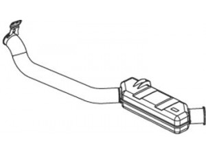 DINEX 68720 galinis duslintuvas 
 Išmetimo sistema -> Duslintuvas
1549217, 1780120, 1862540