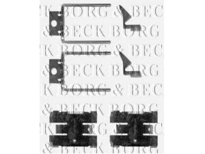 BORG & BECK BBK1123 priedų komplektas, diskinių stabdžių trinkelės 
 Stabdžių sistema -> Diskinis stabdys -> Stabdžių dalys/priedai