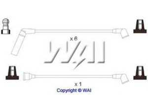 WAIglobal SL438 uždegimo laido komplektas
