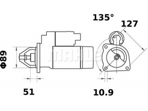 MAHLE ORIGINAL MS 34 starteris
78350925, MN16.359.124