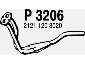 FENNO P3206 išleidimo kolektorius 
 Išmetimo sistema -> Išmetimo vamzdžiai
21211203010, 21211203020