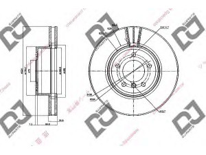 DJ PARTS BD1628 stabdžių diskas 
 Dviratė transporto priemonės -> Stabdžių sistema -> Stabdžių diskai / priedai
34116753221