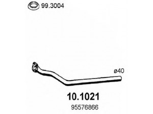 ASSO 10.1021 išleidimo kolektorius 
 Išmetimo sistema -> Išmetimo vamzdžiai
95576866