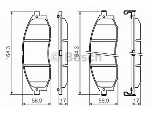 BOSCH 0 986 494 152 stabdžių trinkelių rinkinys, diskinis stabdys 
 Techninės priežiūros dalys -> Papildomas remontas
41060 7Z025, 41060 VK190, D1060 VK100