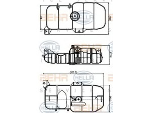 HELLA 8MA 376 731-001 išsiplėtimo bakelis, aušinimo skystis
1 674 918