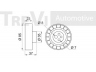 TREVI AUTOMOTIVE TA1060 įtempiklio skriemulys, V formos rumbuotas diržas 
 Diržinė pavara -> V formos rumbuotas diržas/komplektas -> Įtempiklio skriemulys
6453E0, 6453E0