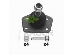 KAGER 88-0206 atramos/vairo trauklė 
 Ašies montavimas/vairavimo mechanizmas/ratai -> Sujungimai -> Atramos/vairo trauklė
77 01 455 905, 77 01 460 886