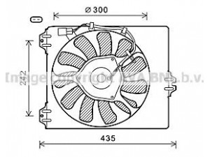 AVA QUALITY COOLING FT7590 ventiliatorius, radiatoriaus 
 Aušinimo sistema -> Oro aušinimas
71746875, 1712079J60