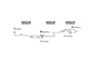 VENEPORTE 530031 išmetimo sistema 
 Išmetimo sistema -> Išmetimo sistema, visa