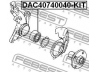FEBEST DAC40740040-KIT rato guolis
1J0498625, 8L0498625