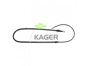 KAGER 19-1695 trosas, stovėjimo stabdys 
 Stabdžių sistema -> Valdymo svirtys/trosai
1J0609721AC, 1J0609721T, 1J0609721AC