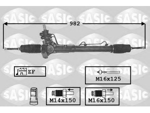 SASIC 7006014 vairo pavara 
 Vairavimas -> Vairo pavara/siurblys
32106770661, 32106777524, 32136762171