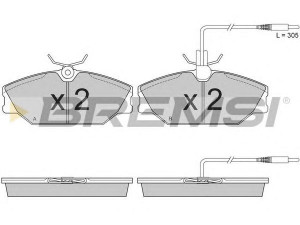 BREMSI BP2527 stabdžių trinkelių rinkinys, diskinis stabdys 
 Techninės priežiūros dalys -> Papildomas remontas
4401203968, 6000008895, 7701035895