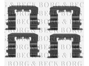 BORG & BECK BBK1108 priedų komplektas, diskinių stabdžių trinkelės 
 Stabdžių sistema -> Diskinis stabdys -> Stabdžių dalys/priedai