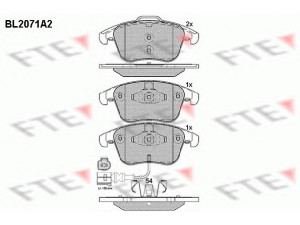 FTE BL2071A2 stabdžių trinkelių rinkinys, diskinis stabdys 
 Techninės priežiūros dalys -> Papildomas remontas
5N0 698 151, 5N0 698 151, 5N0 698 151