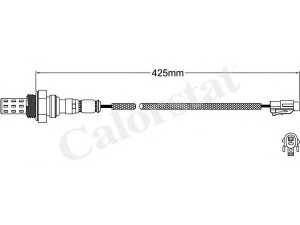 CALORSTAT by Vernet LS110025 lambda jutiklis
1A00-18-880, 22690-KA060, 22690-KA080