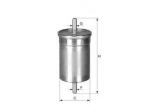 UNIFLUX FILTERS XB246 kuro filtras 
 Techninės priežiūros dalys -> Papildomas remontas
25055065, 25055066