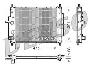DENSO DRM09036 radiatorius, variklio aušinimas 
 Aušinimo sistema -> Radiatorius/alyvos aušintuvas -> Radiatorius/dalys
46810779