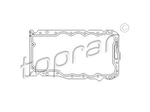 TOPRAN 205 602 tarpiklis, alyvos karteris 
 Variklis -> Tarpikliai -> Sandarikliai, alyvos sistema
06 52 613, 06 52 616, 55353797