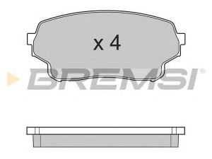 BREMSI BP3205 stabdžių trinkelių rinkinys, diskinis stabdys 
 Techninės priežiūros dalys -> Papildomas remontas
5520050J01, 5520050J02