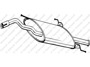 BOSAL 228-127 galinis duslintuvas 
 Išmetimo sistema -> Duslintuvas
17430-16590, 17430-16591, 17430-16621