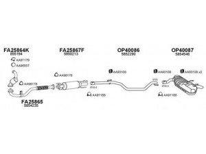 VENEPORTE 400516 išmetimo sistema 
 Išmetimo sistema -> Išmetimo sistema, visa