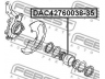 FEBEST DAC42760038-35 rato guolis 
 Ašies montavimas/vairavimo mechanizmas/ratai -> Rato stebulė/montavimas -> Rato guolis
40210-30R01, 40210-90J00