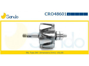 SANDO CRO48601AS rotorius, kintamosios srovės generatorius