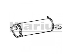 KLARIUS FE549C galinis duslintuvas 
 Išmetimo sistema -> Duslintuvas
7411720, 7M0253609H, 7M0253609H