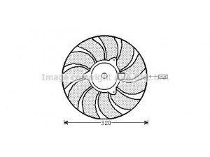 AVA QUALITY COOLING OL7540 ventiliatorius, radiatoriaus 
 Aušinimo sistema -> Oro aušinimas
1341365, 24418347, 24418347