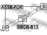 FEBEST SBCB-B13 guolis, kardaninio veleno centrinis guolis 
 Ašies pavara -> Kardaninis velenas, visas -> Guolis/montavimas
27111-AG060