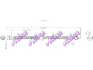 Brovex-Nelson H4479 stabdžių žarnelė 
 Stabdžių sistema -> Stabdžių žarnelės
9094702632, 9094702644, 9094702718