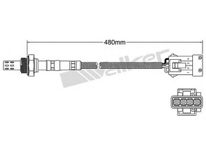 WALKER PRODUCTS 250-24134 lambda jutiklis 
 Išmetimo sistema -> Lambda jutiklis
77 00 103 246