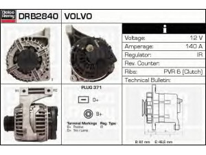 DELCO REMY DRB2840 kintamosios srovės generatorius 
 Elektros įranga -> Kint. sr. generatorius/dalys -> Kintamosios srovės generatorius
3803645, 8602275, 8602343, 8602629
