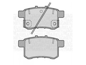 MAGNETI MARELLI 363916060704 stabdžių trinkelių rinkinys, diskinis stabdys 
 Techninės priežiūros dalys -> Papildomas remontas
43022TA0A80