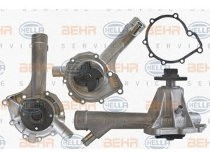 HELLA 8MP 376 802-721 vandens siurblys 
 Aušinimo sistema -> Vandens siurblys/tarpiklis -> Vandens siurblys
111 200 23 01, A 111 200 23 01